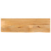 Bordplate 120x40x3,8 cm naturlig kant heltre mango