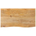Bordplate naturlig kant 110x60x3,8 cm heltre mango