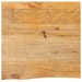 Bordplate naturlig kant 80x80x3,8 cm heltre mango
