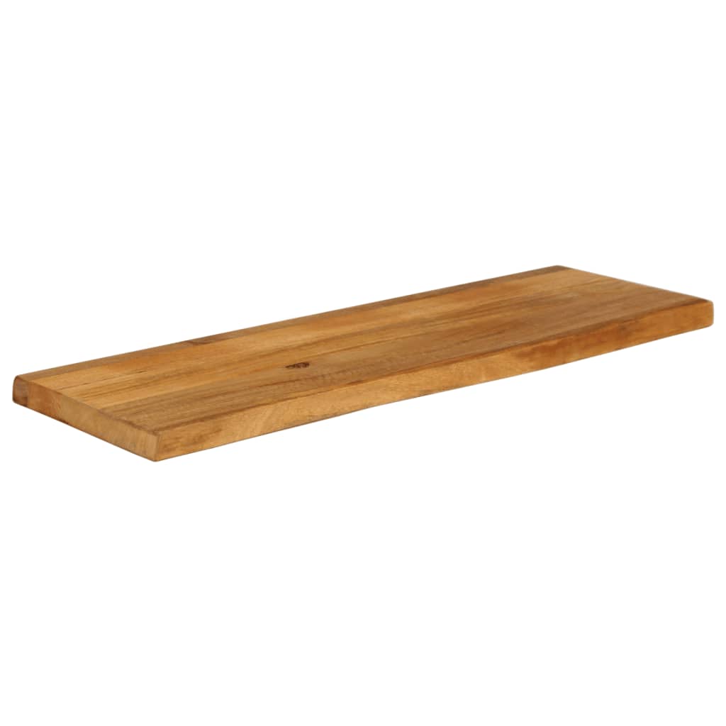 Bordplate med naturlig kant 100x20x2,5 cm heltre mango