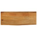Bordplate med naturlig kant 80x30x2,5 cm heltre mango