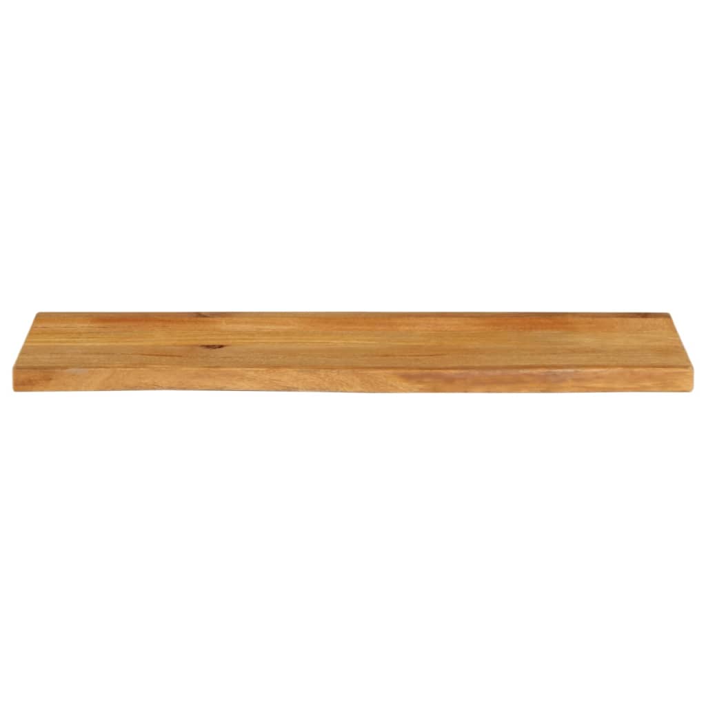 Bordplate med naturlig kant 120x30x2,5 cm heltre mango