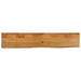 Bordplate 160x40x2,5 cm naturlig kant heltre mango