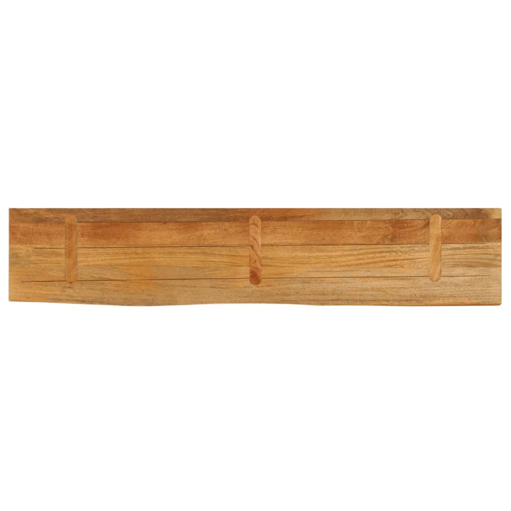 Bordplate 160x40x2,5 cm naturlig kant heltre mango