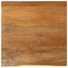 Bordplate med naturlig kant 60x60x2,5 cm heltre mango