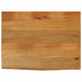 Bordplate 80x60x2,5 cm naturlig kant heltre mango