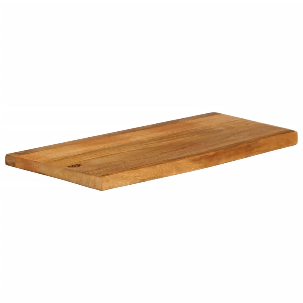 Bordplate 80x20x3,8 cm naturlig kant heltre mango
