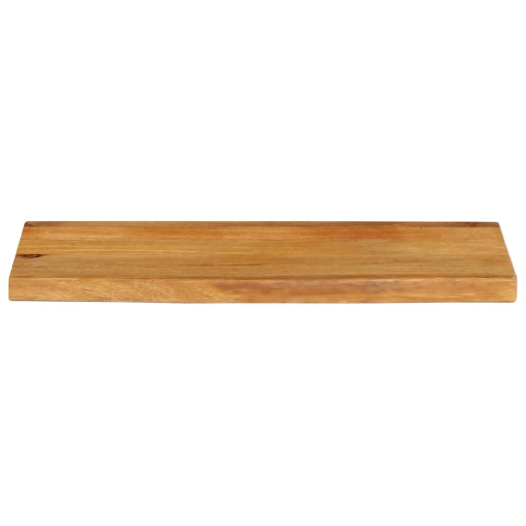 Bordplate 80x20x3,8 cm naturlig kant heltre mango