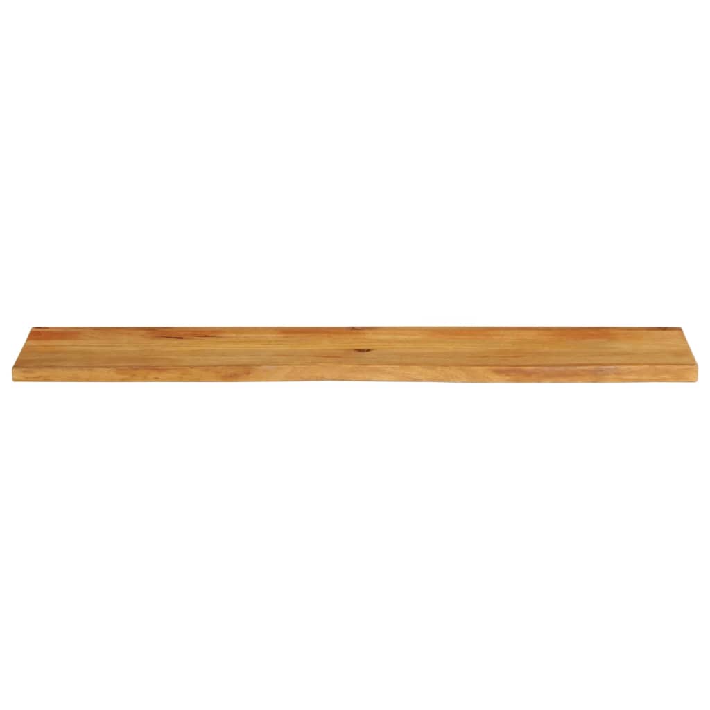 Bordplate 160x20x3,8 cm naturlig kant heltre mango