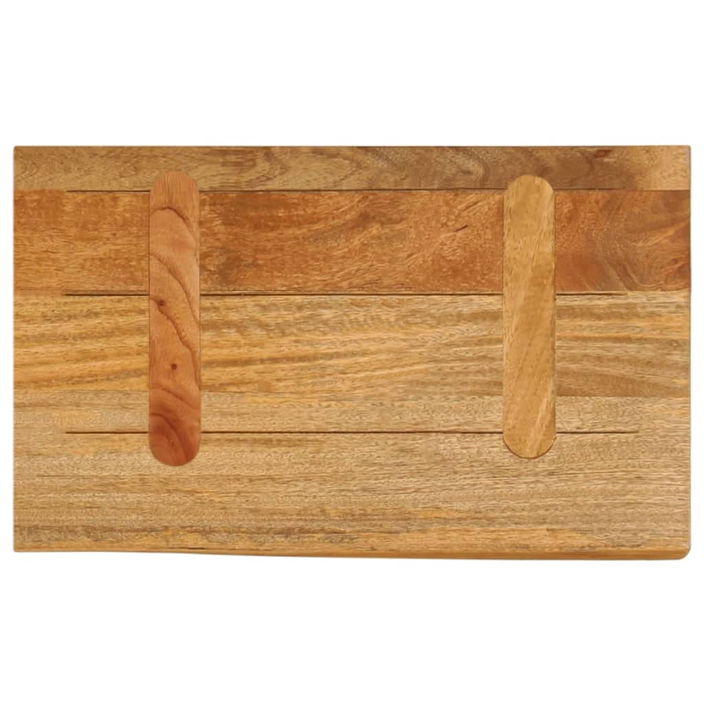 Bordplate naturlig kant 40x30x3,8 cm heltre mango