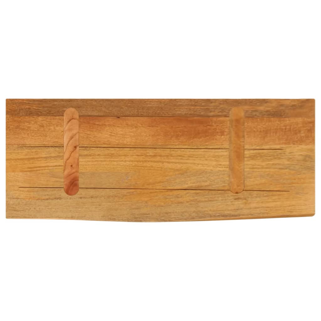 Bordplate naturlig kant 70x30x3,8 cm heltre mango
