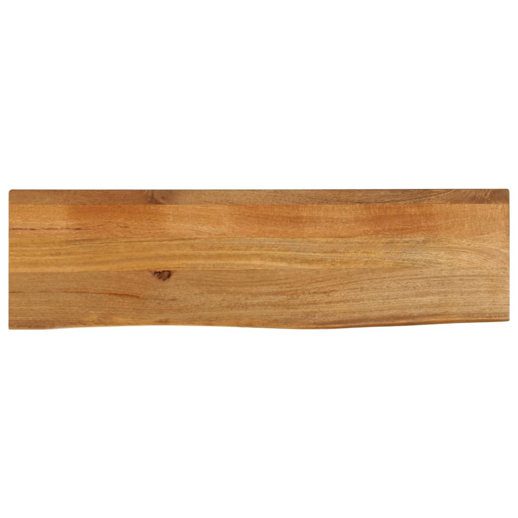 Bordplate 100x40x3,8 cm naturlig kant heltre mango