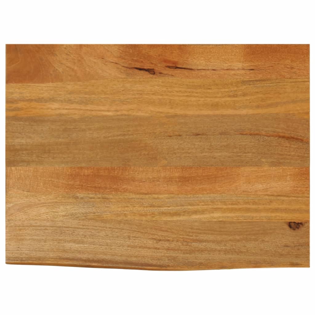 Bordplate 70x60x3,8 cm naturlig kant heltre mango
