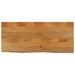 Bordplate 140x60x3,8 cm naturlig kant heltre mango