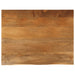 Bordplate 90x80x3,8 cm naturlig kant heltre mango