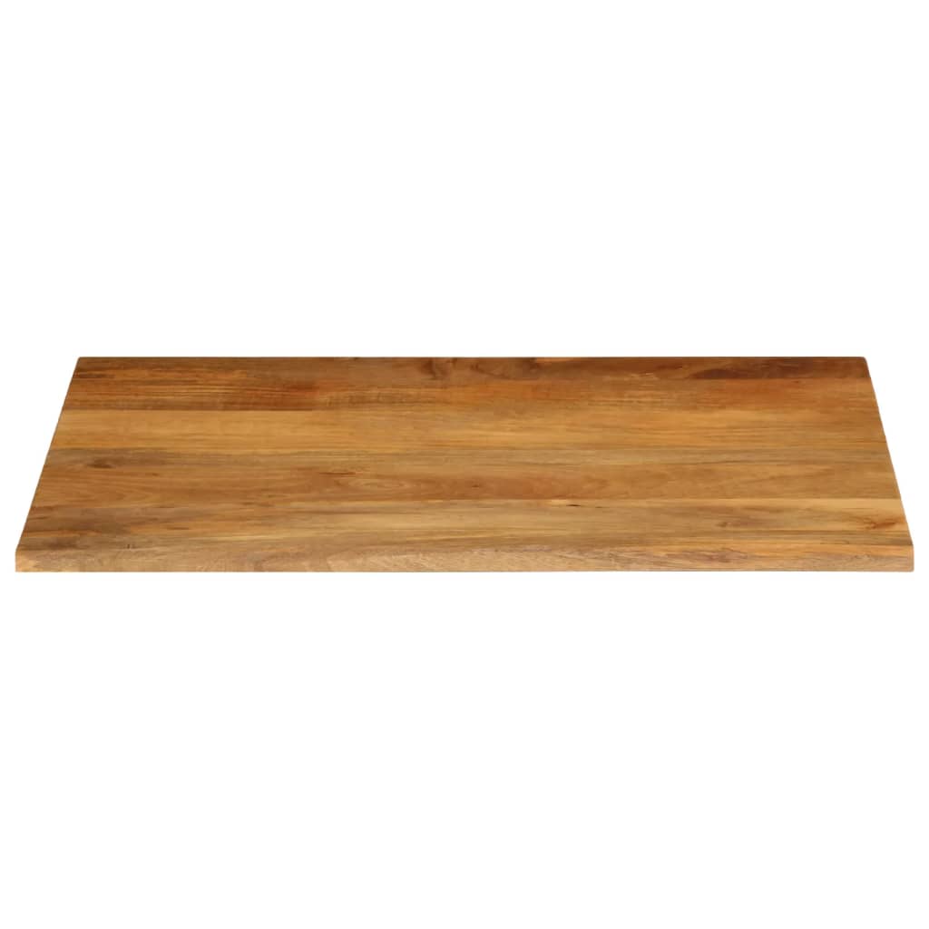 Bordplate naturlig kant 100x80x3,8 cm heltre mango