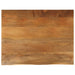 Bordplate naturlig kant 110x80x3,8 cm heltre mango