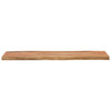 Vegghylle 100x40x2,5 cm rektangulær heltre akasie naturlig kant
