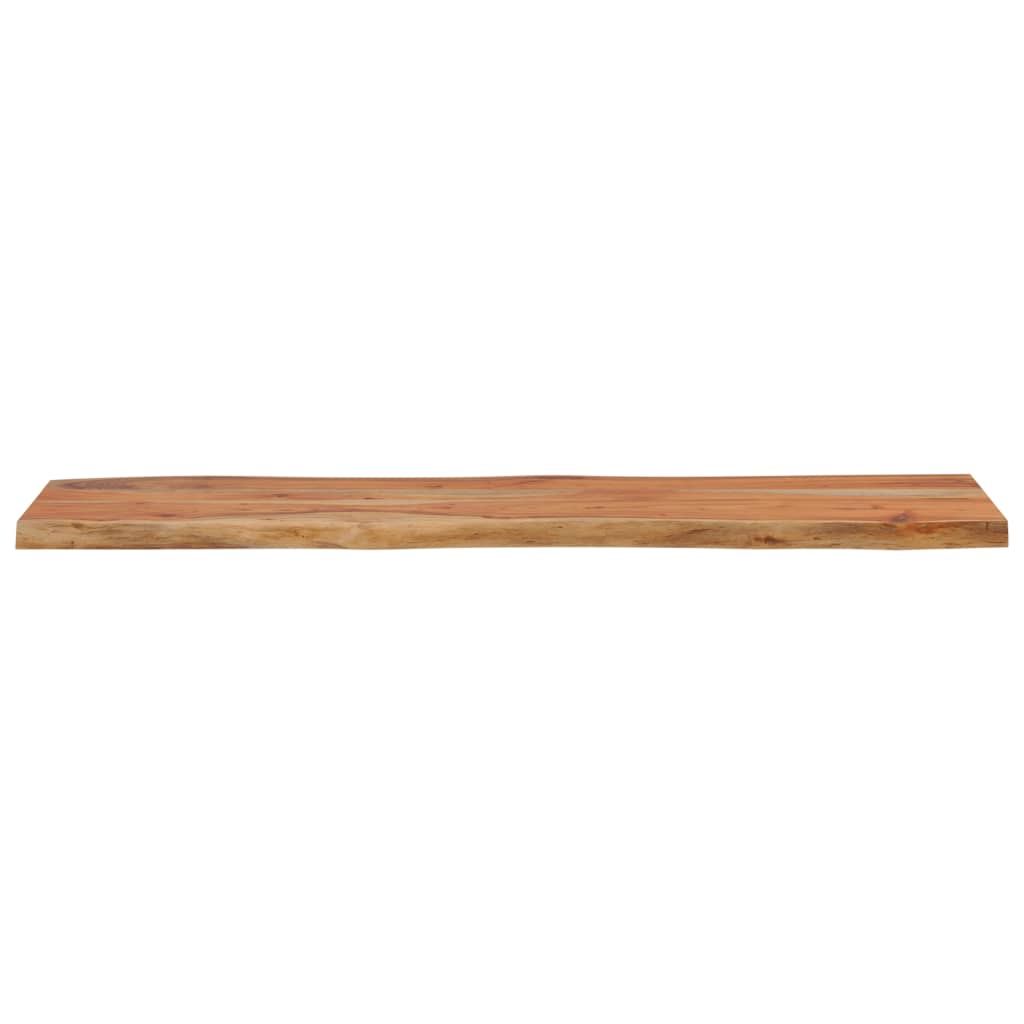 Vegghylle 110x40x2,5 cm rektangulær heltre akasie naturlig kant