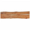 Vegghylle 180x40x2,5 cm rektangulær heltre akasie naturlig kant
