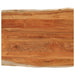 Bordplate 100x80x2,5 cm rektangulær heltre akasie naturlig kant