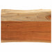 Bordplate 50x40x3,8 cm rektangulær heltre akasie naturlig kant