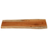 Vegghylle 100x40x3,8 cm rektangulær heltre akasie naturlig kant