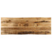 Bordplate naturlig kant 110x40x2,5 cm grovt heltre mangotre