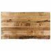 Bordplate naturlig kant 110x60x2,5 cm grovt heltre mangotre