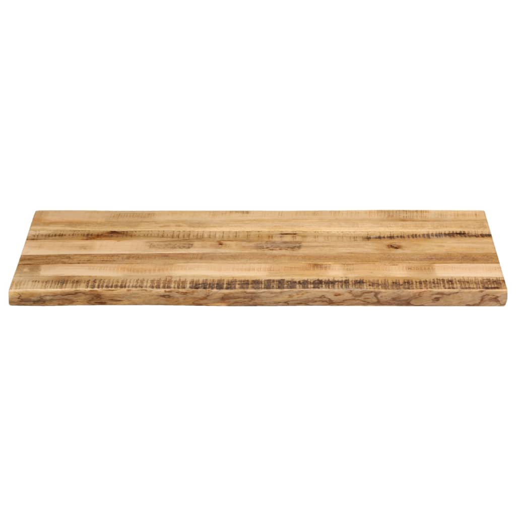 Bordplate naturlig kant 110x60x2,5 cm grovt heltre mangotre