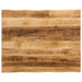 Bordplate naturlig kant 90x80x2,5 cm grovt heltre mangotre