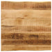 Bordplate naturlig kant 40x40x3,8 cm grovt heltre mangotre