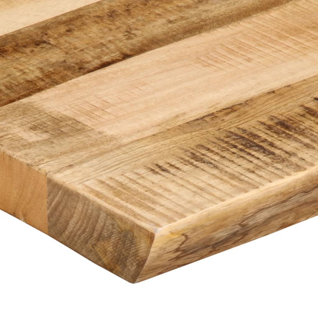 Bordplate naturlig kant 50x40x3,8 cm grovt heltre mangotre