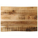 Bordplate naturlig kant 60x40x3,8 cm grovt heltre mangotre