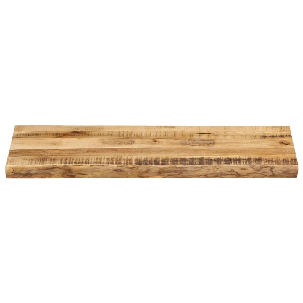 Bordplate naturlig kant 100x40x3,8 cm grovt heltre mangotre