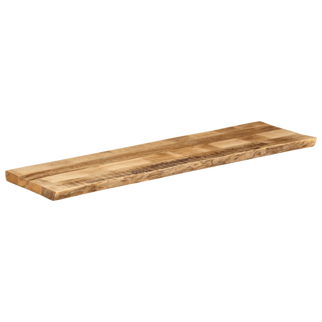 Bordplate naturlig kant 160x40x3,8 cm grovt heltre mangotre