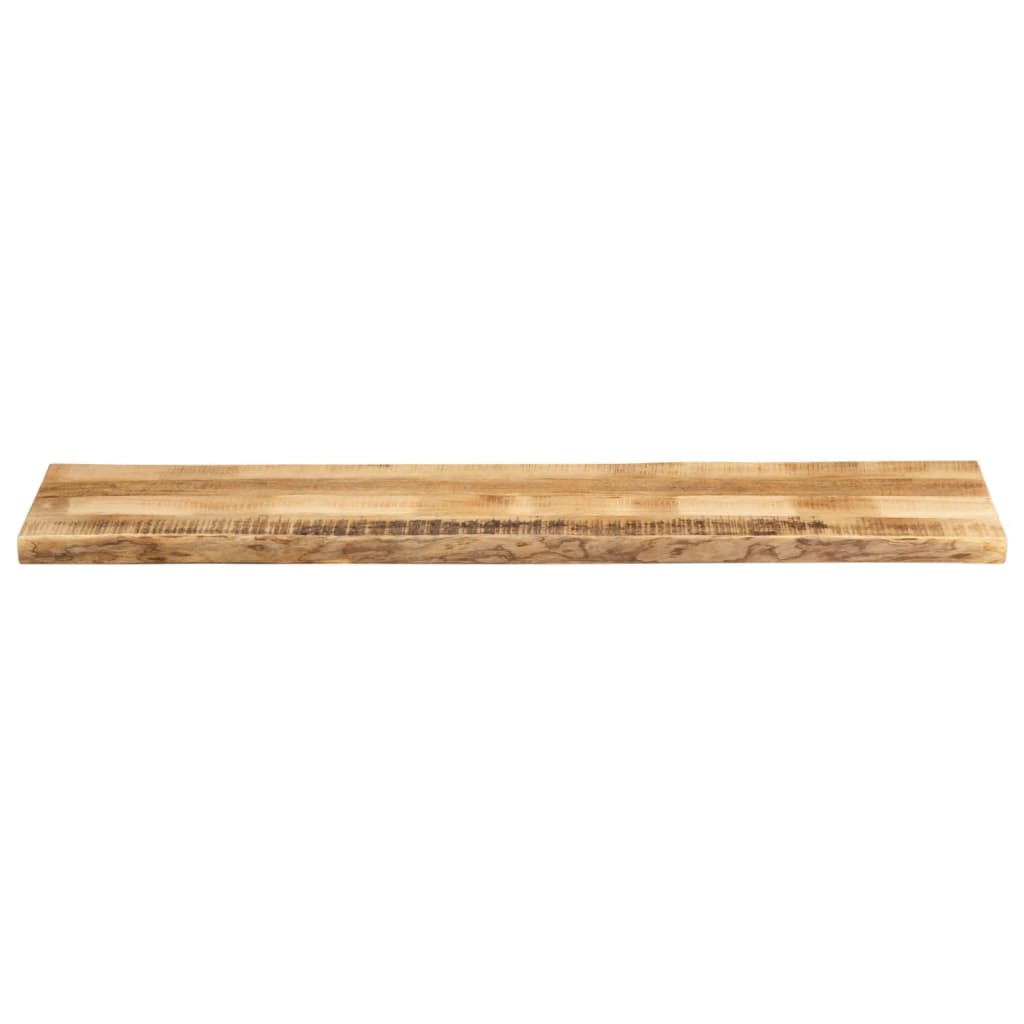 Bordplate naturlig kant 180x40x3,8 cm grovt heltre mangotre