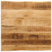 Bordplate naturlig kant 60x60x3,8 cm grovt heltre mangotre