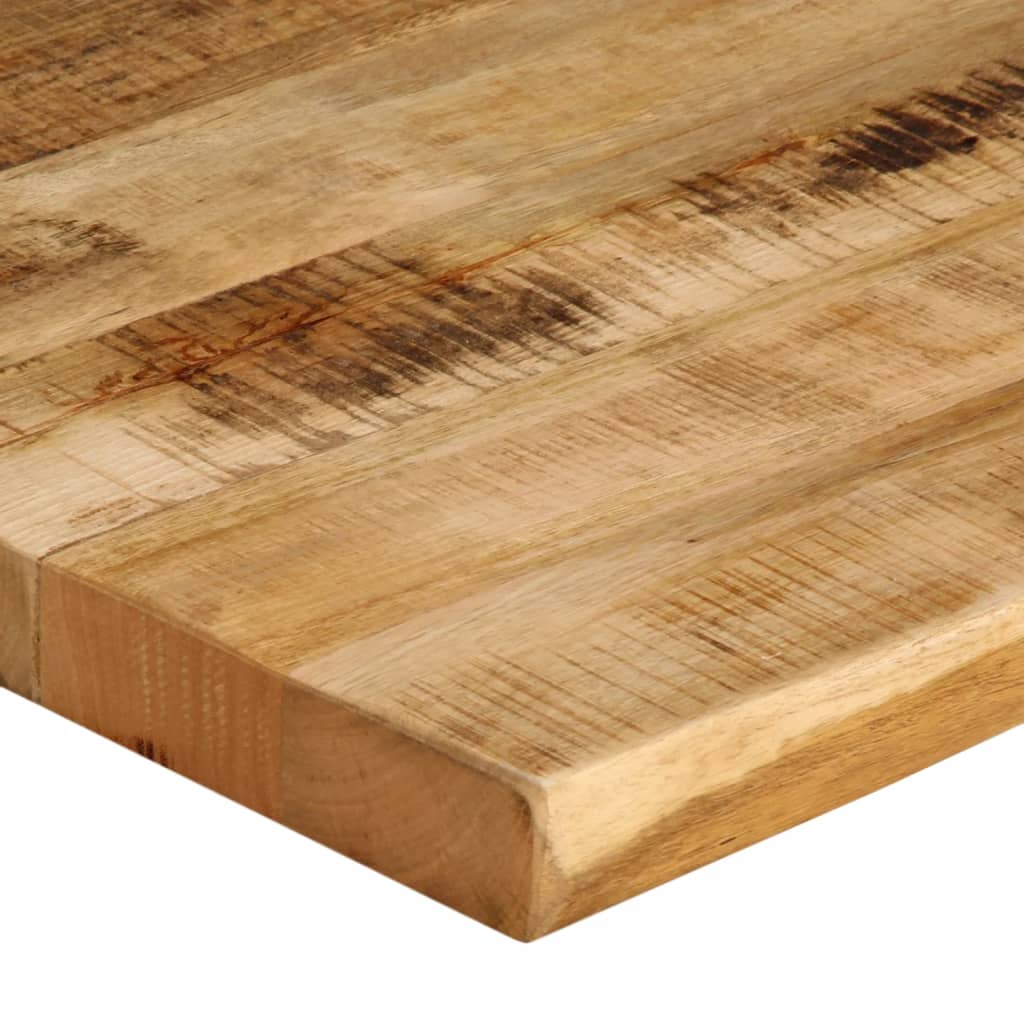 Bordplate naturlig kant 90x60x3,8 cm grovt heltre mangotre