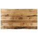 Bordplate naturlig kant 120x60x3,8 cm grovt heltre mangotre