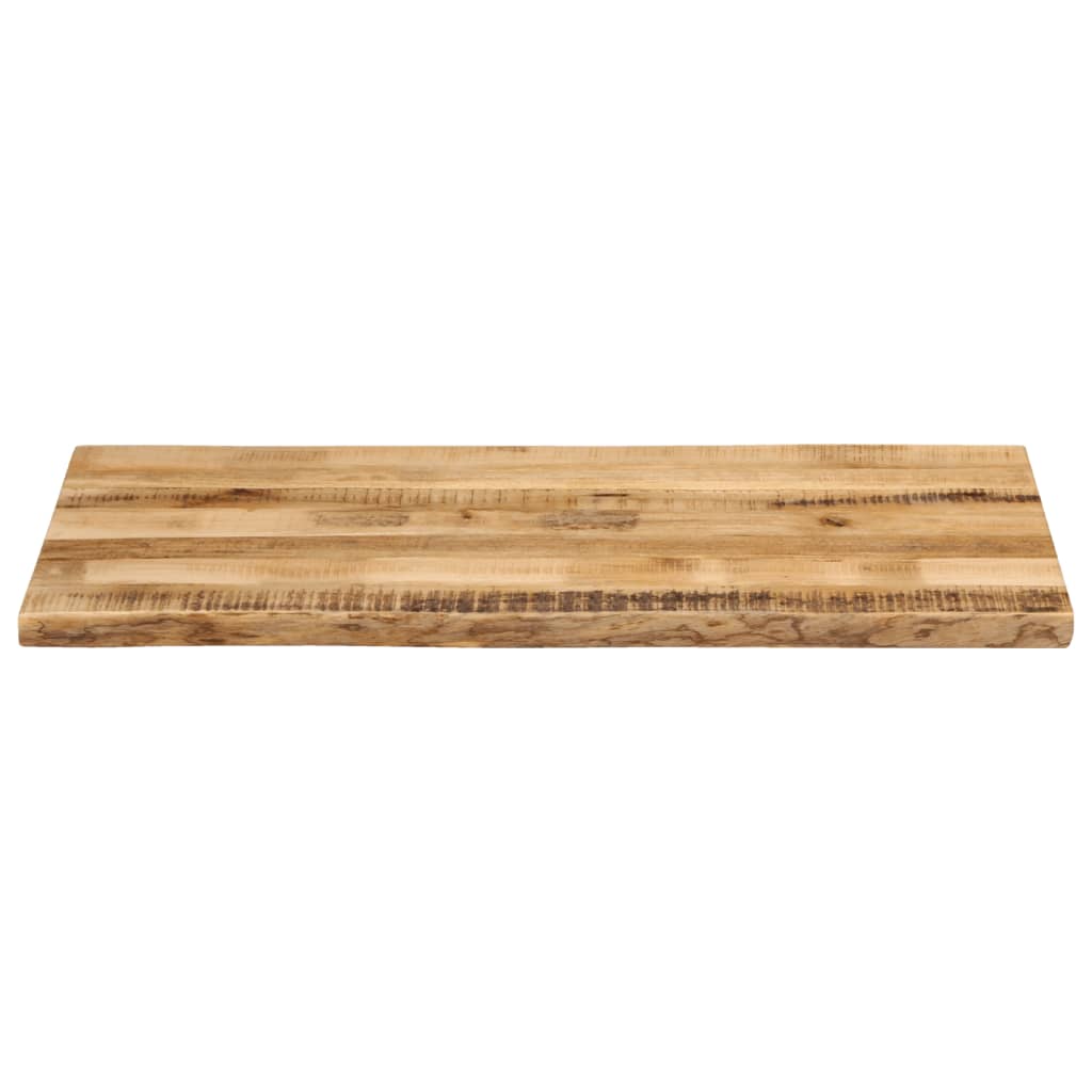 Bordplate naturlig kant 120x60x3,8 cm grovt heltre mangotre