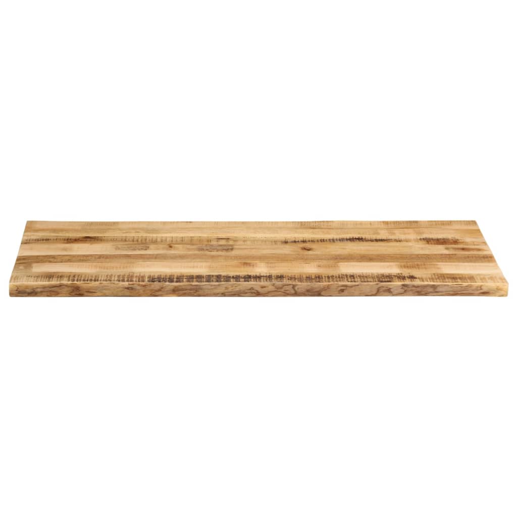 Bordplate naturlig kant 140x60x3,8 cm grovt heltre mangotre
