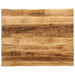 Bordplate naturlig kant 90x80x3,8 cm grovt heltre mangotre