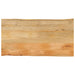 Bordplate 110x60x2,5 cm naturlig kant heltre mango