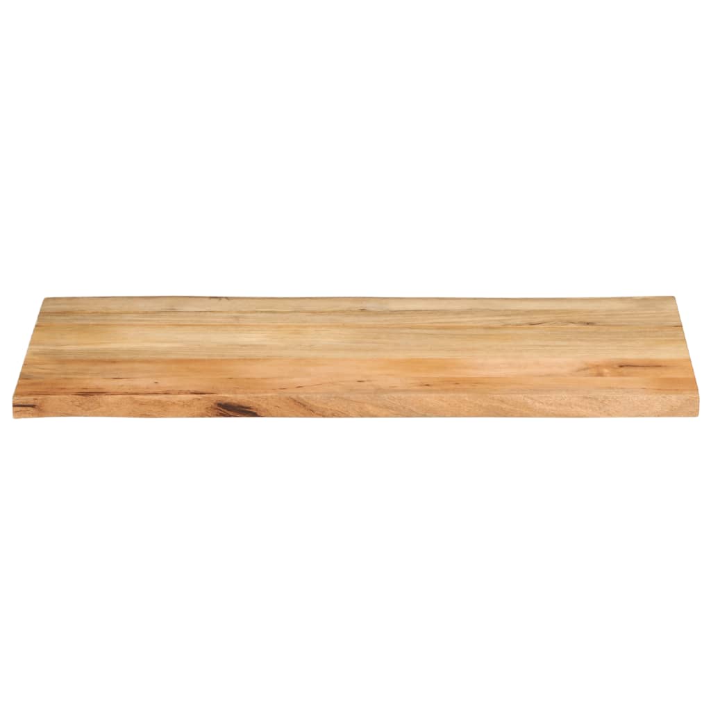 Bordplate 110x60x2,5 cm naturlig kant heltre mango