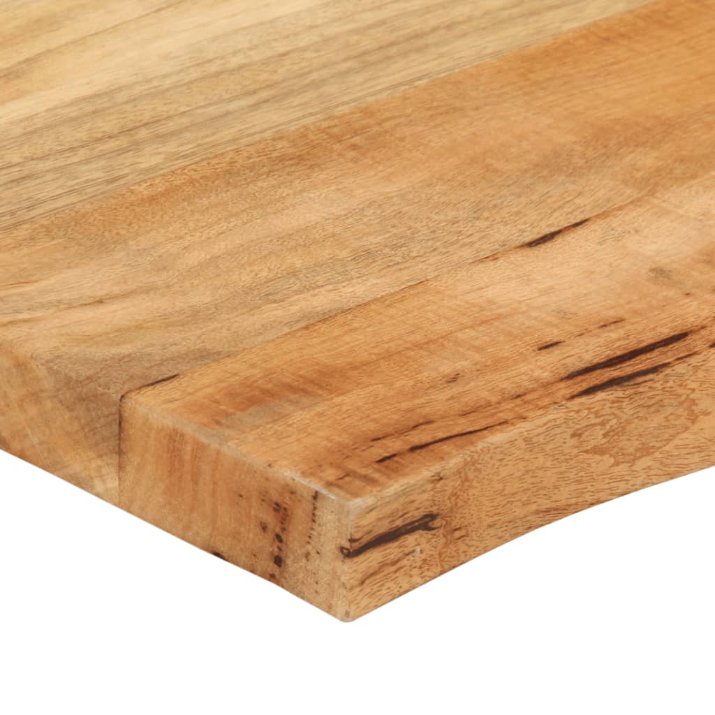 Bordplate 110x60x2,5 cm naturlig kant heltre mango
