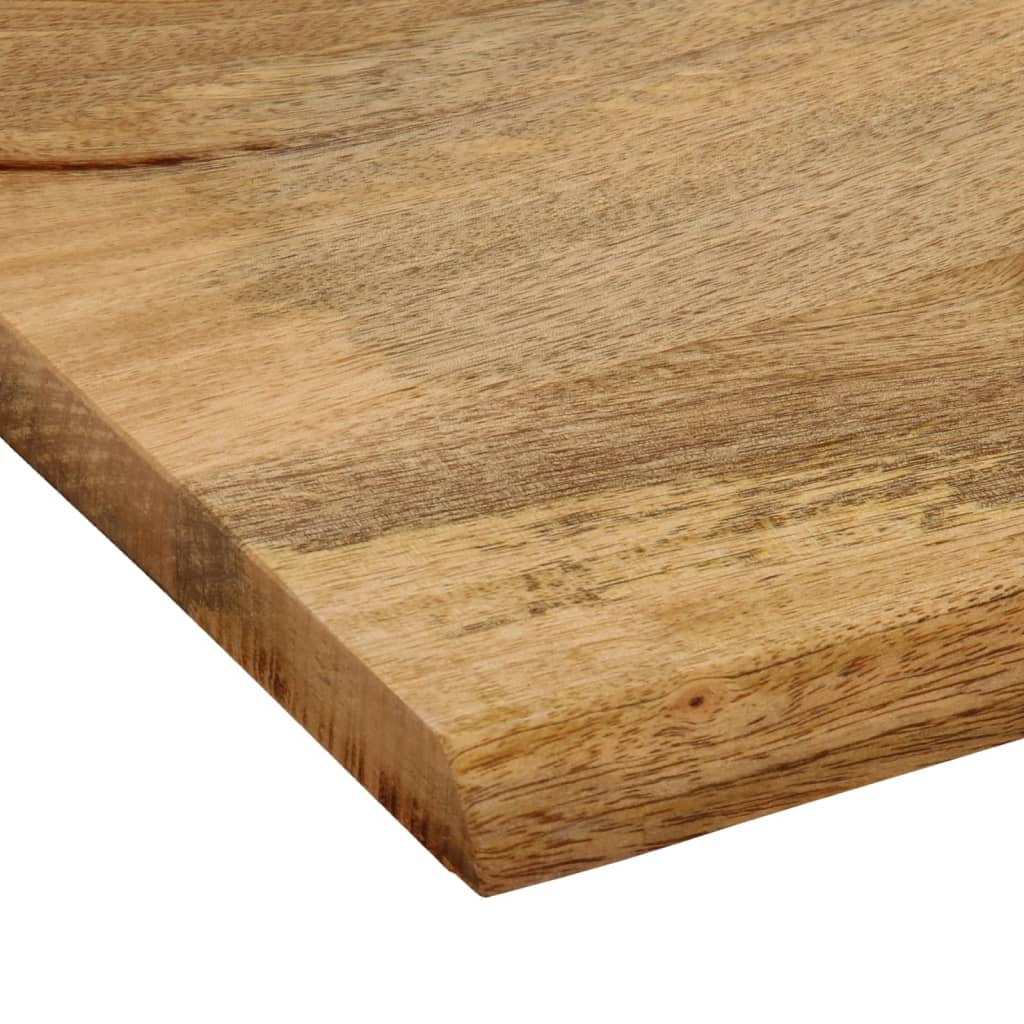 Bordplate 90x80x2,5 cm naturlig kant heltre mango