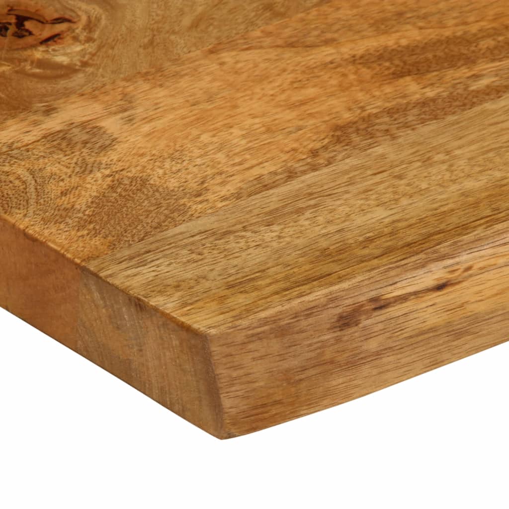Bordplate 80x40x2,5 cm naturlig kant heltre mango