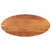 Bordplate 90x40x2,5 cm oval heltre akasie