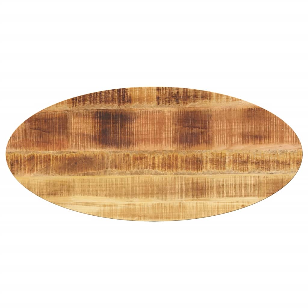 Bordplate 100x40x2,5 cm oval heltre mango